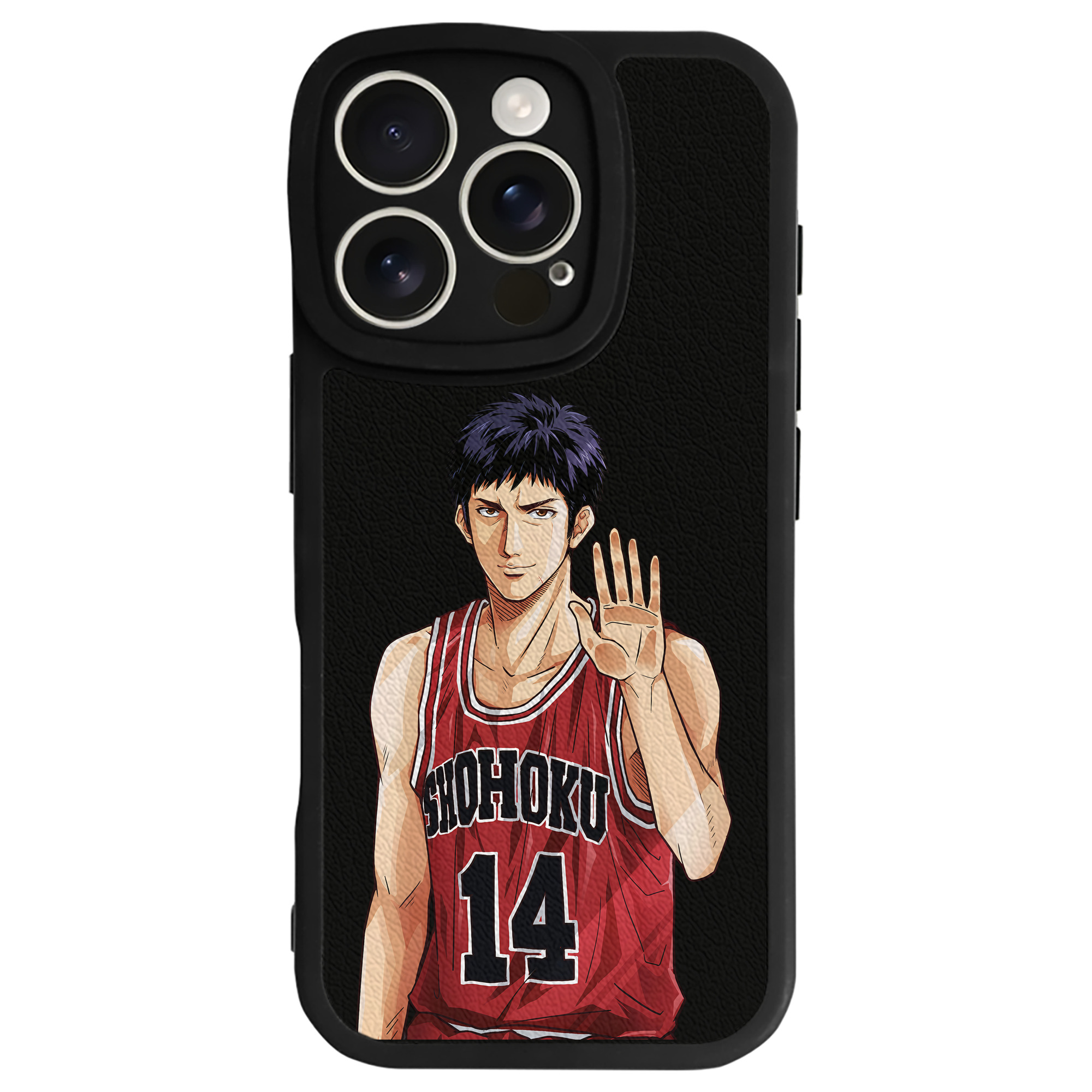 （画像用） SLAM DUNK／スラムダンク 【iPhone 16シリーズ対応】シリコンスマホケース（レザー調） 材質：シリコン